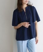 【ピエロ/Pierrot】のフレアスリーブブザムTブラウス 167cm / ネイビー / M|ID: prp329100004524386 ipo3291000000032003003