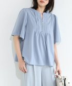 【ピエロ/Pierrot】のフレアスリーブブザムTブラウス 167cm / ブルー / M|ID:prp329100004524386