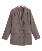 【ピエロ/Pierrot】の【アウトレットSALE!】ツイルダブルジャケット モカ|ID: prp329100004527240 ipo3291000000032015707