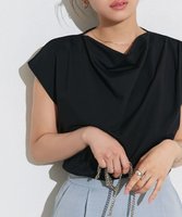 【ピエロ/Pierrot】の接触冷感ドレープフレンチスリーブTシャツ 人気、トレンドファッション・服の通販 founy(ファニー) ファッション Fashion レディースファッション WOMEN トップス・カットソー Tops/Tshirt シャツ/ブラウス Shirts/Blouses ロング / Tシャツ T-Shirts 送料無料 Free Shipping 2025年 2025 2025春夏・S/S Ss,Spring/Summer,2025 カットソー Cut And Sew スリーブ Sleeve フレンチ French プチプライス・低価格 Affordable エレガント 上品 Elegant |ID:prp329100004535531