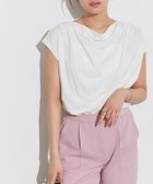 【ピエロ/Pierrot】の接触冷感ドレープフレンチスリーブTシャツ 人気、トレンドファッション・服の通販 founy(ファニー) ファッション Fashion レディースファッション Fashion for Women トップス・カットソー Cut & Sew Tops シャツ・ブラウス・オフィスカジュアル Elegant Blouses & Button-Ups ロングTシャツ・Tシャツ Longline T-Shirts & Tees カットソー Cut and Sewn Top スリーブ Sleeve, Long Sleeve / Short Sleeve フレンチ French, French Style プチプライス・低価格 Affordable / Budget Price エレガント 上品 Elegant thumbnail 166cm / オフホワイト / M|ID: prp329100004535531 ipo3291000000036072334