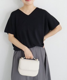 【ピエロ/Pierrot】の【接触冷感】ネックが選べるフレンチドルマンニット 人気、トレンドファッション・服の通販 founy(ファニー) ファッション Fashion レディースファッション WOMEN トップス・カットソー Tops/Tshirt ニット Knit Tops 送料無料 Free Shipping 2025年 2025 2025春夏・S/S Ss,Spring/Summer,2025 スリーブ Sleeve フレンチ French プチプライス・低価格 Affordable リラックス Relax エレガント 上品 Elegant 夏 Summer |ID:prp329100004535535