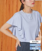 【ピエロ/Pierrot】の接触冷感ラッフルTシャツ 人気、トレンドファッション・服の通販 founy(ファニー) ファッション Fashion レディースファッション WOMEN トップス・カットソー Tops/Tshirt シャツ/ブラウス Shirts/Blouses ロング / Tシャツ T-Shirts 送料無料 Free Shipping 2025年 2025 2025春夏・S/S Ss,Spring/Summer,2025 カットソー Cut And Sew シンプル Simple プチプライス・低価格 Affordable ラッフル Raffle エレガント 上品 Elegant thumbnail 接触冷感ラッフルTシャツ|ID: prp329100004535538 ipo3291000000032051876
