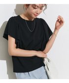 【ピエロ/Pierrot】の接触冷感ラッフルTシャツ【UVカット】 166cm / ブラック / M|ID:prp329100004535538