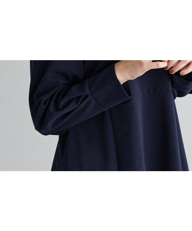 【ピエロ/Pierrot】のペプラムTブラウス インテリア・キッズ・メンズ・レディースファッション・服の通販 founy(ファニー) 　ファッション　Fashion　レディースファッション　WOMEN　トップス・カットソー　Tops/Tshirt　シャツ/ブラウス　Shirts/Blouses　送料無料　Free Shipping　カットソー　Cut And Sew　ジョーゼット　Georgette　バランス　Balance　フレア　Flare　プチプライス・低価格　Affordable　ペプラム　Peplum　エレガント 上品　Elegant　再入荷　Restock/Back In Stock/Re Arrival　ネイビー|ID: prp329100004537639 ipo3291000000032064548