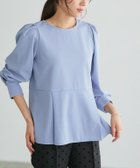 【ピエロ/Pierrot】のペプラムTブラウス 人気、トレンドファッション・服の通販 founy(ファニー) ファッション Fashion レディースファッション WOMEN トップス・カットソー Tops/Tshirt シャツ/ブラウス Shirts/Blouses 送料無料 Free Shipping カットソー Cut And Sew ジョーゼット Georgette バランス Balance フレア Flare プチプライス・低価格 Affordable ペプラム Peplum エレガント 上品 Elegant 再入荷 Restock/Back In Stock/Re Arrival thumbnail ブルー|ID: prp329100004537639 ipo3291000000032064553