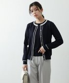 【ピエロ/Pierrot】のアンサンブルニット 人気、トレンドファッション・服の通販 founy(ファニー) ファッション Fashion レディースファッション Ladies' Fashion Online トップス・カットソー Tops/Tshirt ニット Knit Tops アンサンブル Knit Ensemble 2025年 2025 2025春夏・S/S Ss,Spring/Summer,2025 アンサンブル Ensemble インナー Inner カーディガン Cardigan シンプル Simple プチプライス・低価格 Affordable ベーシック Basic エレガント 上品 Elegant 半袖 Short Sleeve thumbnail 167cm / ネイビー×オフホワイト / M|ID: prp329100004537646 ipo3291000000032637924