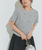 【ピエロ/Pierrot】の多色ビジュー使いプルオーバー 人気、トレンドファッション・服の通販 founy(ファニー) ファッション Fashion レディースファッション WOMEN トップス・カットソー Tops/Tshirt プルオーバー Pullover 2025年 2025 2025春夏・S/S Ss,Spring/Summer,2025 カットソー Cut And Sew ビジュー Bijou プチプライス・低価格 Affordable エレガント 上品 Elegant |ID:prp329100004539767