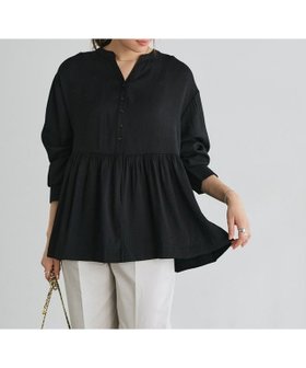 【ピエロ/Pierrot】 スキッパーペプラムブラウス人気、トレンドファッション・服の通販 founy(ファニー) ファッション Fashion レディースファッション WOMEN トップス・カットソー Tops/Tshirt シャツ/ブラウス Shirts/Blouses 2025年 2025 2025春夏・S/S Ss,Spring/Summer,2025 フレア Flare プチプライス・低価格 Affordable ペプラム Peplum |ID:prp329100004539768