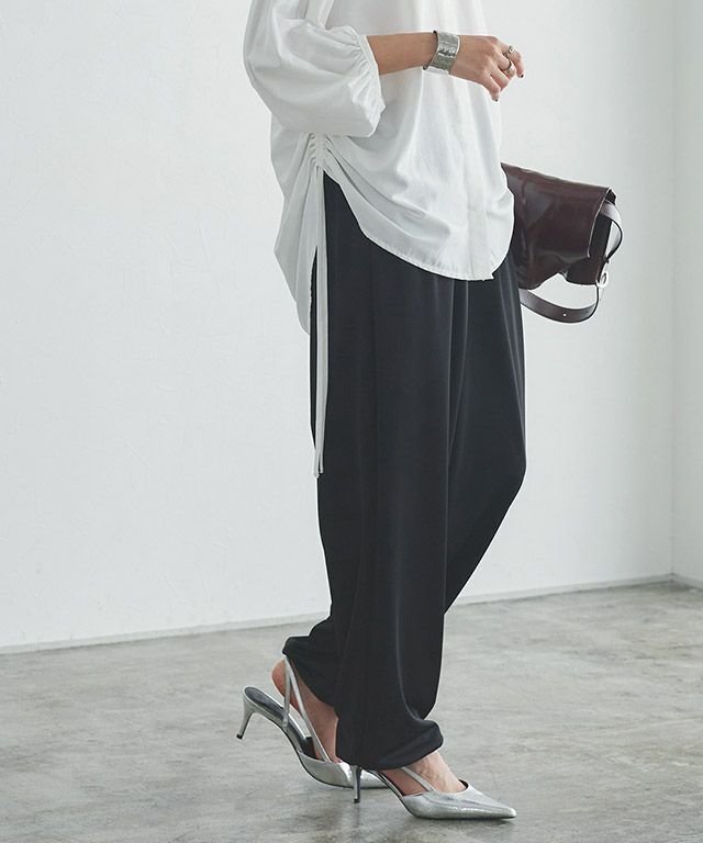 【ピエロ/Pierrot】のRASW 2wayストレートラフパンツ インテリア・キッズ・メンズ・レディースファッション・服の通販 founy(ファニー) https://founy.com/ ファッション Fashion レディースファッション Fashion for Women パンツ Pants & Trousers ストレート Straight, Straight Cut ドレープ Drape, Draping Fabric ドローストリング Drawstring, Pull Cord プチプライス・低価格 Affordable / Budget Price リラックス Relax, Relaxed Fit |ID: prp329100004539775 ipo3291000000035622042