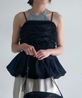 【ピエロ/Pierrot】のECLAM ギャザーバルーンビスチェ 人気、トレンドファッション・服の通販 founy(ファニー) ファッション Fashion レディースファッション WOMEN トップス・カットソー Tops/Tshirt ビスチェ Bustier 2025年 2025 2025春夏・S/S Ss,Spring/Summer,2025 おすすめ Recommend カットソー Cut And Sew ギャザー Gather シャーリング Shirring タフタ Taffeta タンク Tank デニム Denim バルーン Balloon ビスチェ Bustier フリル Frills プチプライス・低価格 Affordable 切替 Switching |ID:prp329100004554132