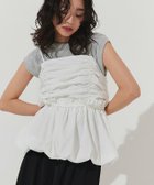 【ピエロ/Pierrot】のECLAM ギャザーバルーンビスチェ 人気、トレンドファッション・服の通販 founy(ファニー) ファッション Fashion レディースファッション WOMEN トップス・カットソー Tops/Tshirt ビスチェ Bustier 2025年 2025 2025春夏・S/S Ss,Spring/Summer,2025 おすすめ Recommend カットソー Cut And Sew ギャザー Gather シャーリング Shirring タフタ Taffeta タンク Tank デニム Denim バルーン Balloon ビスチェ Bustier フリル Frills プチプライス・低価格 Affordable 切替 Switching thumbnail 163cm / オフホワイト / M|ID: prp329100004554132 ipo3291000000032187724