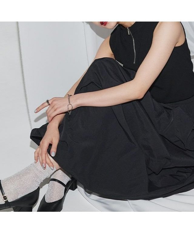 【ピエロ/Pierrot】のECLAM 前後2WAYドッキングボリュームワンピース インテリア・キッズ・メンズ・レディースファッション・服の通販 founy(ファニー) 　ファッション　Fashion　レディースファッション　WOMEN　ワンピース　Dress　2025年　2025　2025春夏・S/S　Ss,Spring/Summer,2025　ジップ　Zip　ドッキング　Docking　フェミニン　Feminine　プチプライス・低価格　Affordable　前後2WAYドッキングボリュームワンピース|ID: prp329100004554142 ipo3291000000032187757
