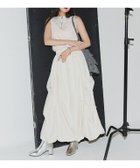 【ピエロ/Pierrot】のECLAM 前後2WAYドッキングボリュームワンピース 166cm / アイボリー×アイボリー / M|ID:prp329100004554142