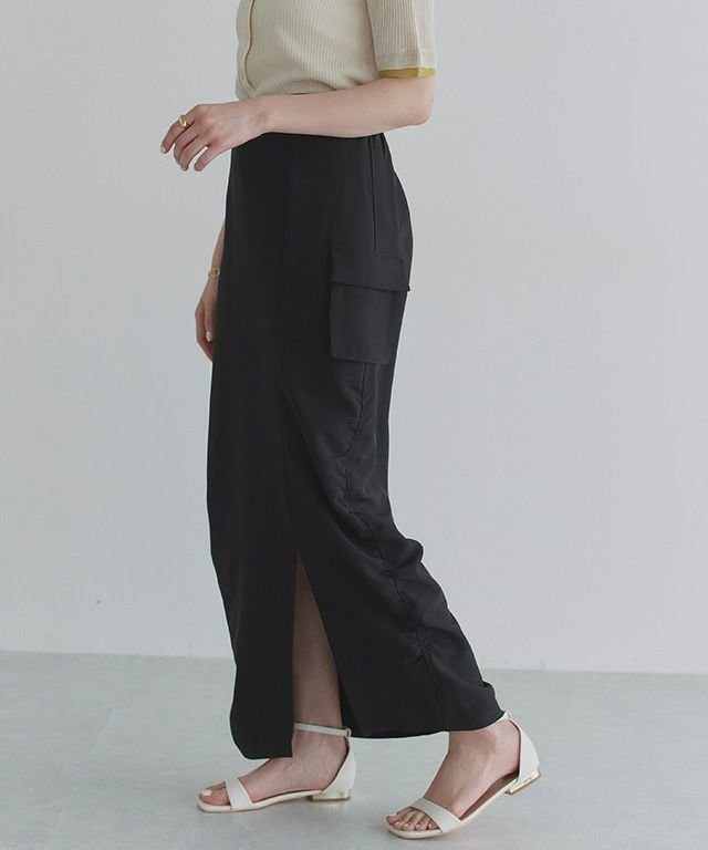 【ピエロ/Pierrot】のECLAM サイドギャザーカーゴスカート インテリア・キッズ・メンズ・レディースファッション・服の通販 founy(ファニー) ファッション Fashion レディースファッション Fashion for Women スカート Skirts ギャザー Gathered, Ruffled ストレッチ Stretch, Stretchy Fabric スリット Slit, Slit Detail トレンド Trend, Trending Now フロント Front, Front Design プチプライス・低価格 Affordable / Budget Price ベーシック Basic, Essential サイドギャザーカーゴスカート|ID: prp329100004554146 ipo3291000000032187773
