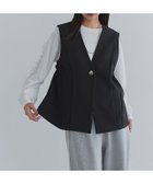 【ピエロ/Pierrot】のECLAM サイドギャザーデザインジレベスト 人気、トレンドファッション・服の通販 founy(ファニー) ファッション Fashion レディースファッション Fashion for Women アウター Coat / Outerwear Collection トップス・カットソー Cut & Sew Tops ベスト&ジレ / 重ね着スタイル Vests & Gilets おすすめ Recommended / Our Picks カットソー Cut and Sewn Top ギャザー Gathered, Ruffled シルバー Silver, Metallic Silver セットアップ Set-Up, Coordinated Outfit タンク Tank Top, Sleeveless Top トレンド Trend, Trending Now プチプライス・低価格 Affordable / Budget Price ロング Long, Long-Length 切替 Switching, Contrast Panel 夏 Summer A/W・秋冬 Autumn/Winter thumbnail 163cm / ブラック / M|ID: prp329100004554157 ipo3291000000036126889