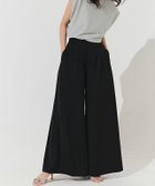 【ピエロ/Pierrot】のECLAM タックデザインワイドパンツ 163cm / ブラック / M|ID: prp329100004554159 ipo3291000000035622253