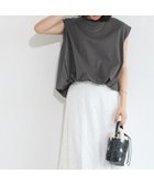 【ピエロ/Pierrot】の軽撥水・防汚ドロストヘムフレンチスリーブTシャツ 人気、トレンドファッション・服の通販 founy(ファニー) ファッション Fashion レディースファッション WOMEN トップス・カットソー Tops/Tshirt シャツ/ブラウス Shirts/Blouses ロング / Tシャツ T-Shirts 送料無料 Free Shipping 2025年 2025 2025春夏・S/S Ss,Spring/Summer,2025 カットソー Cut And Sew シンプル Simple プチプライス・低価格 Affordable thumbnail 167cm / チャコール / M|ID: prp329100004554163 ipo3291000000032187846