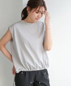 【ピエロ/Pierrot】の軽撥水・防汚ドロストヘムフレンチスリーブTシャツ 人気、トレンドファッション・服の通販 founy(ファニー) ファッション Fashion レディースファッション WOMEN トップス・カットソー Tops/Tshirt シャツ/ブラウス Shirts/Blouses ロング / Tシャツ T-Shirts 送料無料 Free Shipping 2025年 2025 2025春夏・S/S Ss,Spring/Summer,2025 カットソー Cut And Sew シンプル Simple プチプライス・低価格 Affordable thumbnail 166cm / アイスグレー / M|ID: prp329100004554163 ipo3291000000032187849