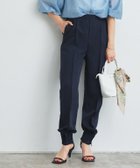 【ピエロ/Pierrot】のピンタックヘムジョガーパンツ 人気、トレンドファッション・服の通販 founy(ファニー) ファッション Fashion レディースファッション Fashion for Women パンツ Pants & Trousers シンプル Simple, Minimal プチプライス・低価格 Affordable / Budget Price ポケット Pocket, Pocket Detail リラックス Relax, Relaxed Fit thumbnail 157cm / ネイビー / M|ID: prp329100004554175 ipo3291000000032187897
