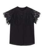 【ピエロ/Pierrot】のデザインレースブラウス 人気、トレンドファッション・服の通販 founy(ファニー) ファッション Fashion レディースファッション WOMEN トップス・カットソー Tops/Tshirt シャツ/ブラウス Shirts/Blouses プチプライス・低価格 Affordable レース Race thumbnail ブラック|ID: prp329100004558035 ipo3291000000032221997