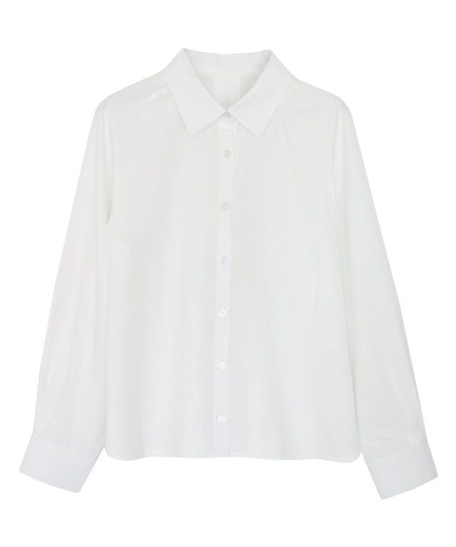 【ピエロ/Pierrot】のラグラン切り替えブラウス インテリア・キッズ・メンズ・レディースファッション・服の通販 founy(ファニー) 　ファッション　Fashion　レディースファッション　Fashion for Women　トップス・カットソー　Cut & Sew Tops　シャツ・ブラウス・オフィスカジュアル　Elegant Blouses & Button-Ups　シンプル　Simple, Minimal　プチプライス・低価格　Affordable / Budget Price　エレガント 上品　Elegant　ホワイト|ID: prp329100004562513 ipo3291000000033276873