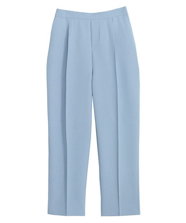 【ピエロ/Pierrot】のクロップドテーパードパンツ インテリア・キッズ・メンズ・レディースファッション・服の通販 founy(ファニー) 　ファッション　Fashion　レディースファッション　Fashion for Women　パンツ　Pants & Trousers　おすすめ　Recommended / Our Picks　ストレッチ　Stretch, Stretchy Fabric　セットアップ　Set-Up, Coordinated Outfit　プチプライス・低価格　Affordable / Budget Price　ベーシック　Basic, Essential　ライトブルー|ID: prp329100004562514 ipo3291000000035591735