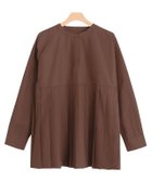 【ピエロ/Pierrot】の【アウトレットSALE!】プリーツ切り替えブラウス レンガ|ID: prp329100004562576 ipo3291000000032261201
