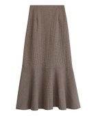 【ピエロ/Pierrot】の【アウトレットSALE!】千鳥格子マーメイドスカート ブラウン|ID: prp329100004562581 ipo3291000000032261235