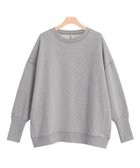 【ピエロ/Pierrot】の裏毛ルーズチュニックプルオーバー 杢グレー|ID: prp329100004562593 ipo3291000000032261323