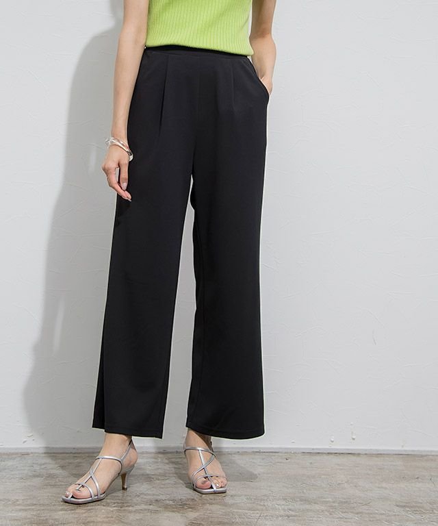 【ピエロ/Pierrot】のペアスキンストレートパンツ 人気、トレンドファッション・服の通販 founy(ファニー) 　ファッション　Fashion　レディースファッション　Fashion for Women　パンツ　Pants & Trousers　おすすめ　Recommended / Our Picks　セットアップ　Set-Up, Coordinated Outfit　プチプライス・低価格　Affordable / Budget Price　エレガント 上品　Elegant　 other-1|ID: prp329100004562603 ipo3291000000032261445