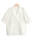 【ピエロ/Pierrot】のパフスリーブジャケット 人気、トレンドファッション・服の通販 founy(ファニー) ファッション Fashion レディースファッション Fashion for Women アウター Coat / Outerwear Collection レディースジャケット・軽アウター Jackets おすすめ Recommended / Our Picks ジャケット Jacket, Outerwear スリーブ Sleeve, Long Sleeve / Short Sleeve セットアップ Set-Up, Coordinated Outfit ハーフ Half, Half-Length プチプライス・低価格 Affordable / Budget Price thumbnail オフホワイト|ID: prp329100004562604 ipo3291000000032758621