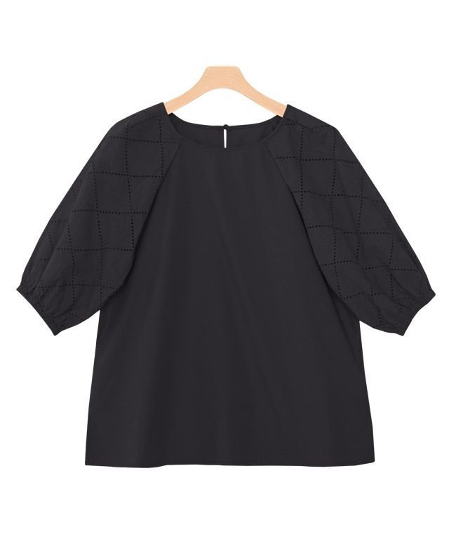 【ピエロ/Pierrot】のレースボリュームスリーブブラウス インテリア・キッズ・メンズ・レディースファッション・服の通販 founy(ファニー) https://founy.com/ ファッション Fashion レディースファッション Fashion for Women トップス・カットソー Cut & Sew Tops シャツ・ブラウス・オフィスカジュアル Elegant Blouses & Button-Ups ボリューム袖・フリルスリーブブラウス Voluminous & Ruffle Sleeves / Puffy Sleeve Tops プチプライス・低価格 Affordable / Budget Price レース Lace, Lace Fabric |ID: prp329100004562605 ipo3291000000032261467