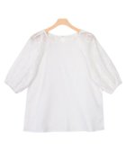 【ピエロ/Pierrot】のレースボリュームスリーブブラウス 人気、トレンドファッション・服の通販 founy(ファニー) ファッション Fashion レディースファッション Fashion for Women トップス・カットソー Cut & Sew Tops シャツ・ブラウス・オフィスカジュアル Elegant Blouses & Button-Ups ボリューム袖・フリルスリーブブラウス Voluminous & Ruffle Sleeves / Puffy Sleeve Tops プチプライス・低価格 Affordable / Budget Price レース Lace, Lace Fabric thumbnail オフホワイト|ID: prp329100004562605 ipo3291000000033276882