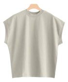 【ピエロ/Pierrot】の【アウトレットSALE!】USAコットンモックネックフレンチカットソー グレージュ|ID: prp329100004562627 ipo3291000000032589054