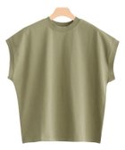 【ピエロ/Pierrot】の【アウトレットSALE!】USAコットンモックネックフレンチカットソー ライトカーキ|ID: prp329100004562627 ipo3291000000032589060
