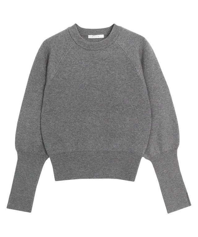 【ピエロ/Pierrot】のRASW スウェットライクボリュームスリーブニット インテリア・キッズ・メンズ・レディースファッション・服の通販 founy(ファニー) 　ファッション　Fashion　レディースファッション　Fashion for Women　トップス・カットソー　Cut & Sew Tops　ニット　Knit Tops & Sweaters　レディースパーカー・カジュアルフーディー　Casual Hoodies & Sweatshirts　スウェット・クルーネックトップス　Sweatshirts & Crewnecks / Relaxed Fit Sweat Tops　ボリューム袖・フリルスリーブブラウス　Voluminous & Ruffle Sleeves / Puffy Sleeve Tops　コンパクト　Compact, Small Size　スウェット / スエット　Sweatshirt, Sweatwear　スリーブ　Sleeve, Long Sleeve / Short Sleeve　バランス　Balance, Style Balance　プチプライス・低価格　Affordable / Budget Price　杢グレー|ID: prp329100004562646 ipo3291000000032261799