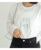 【ピエロ/Pierrot】のロゴロングスリーブTシャツ 150cm / A / オフホワイト×シルバー / M|ID: prp329100004562660 ipo3291000000034537535