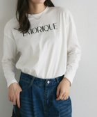 【ピエロ/Pierrot】のロゴロングスリーブTシャツ 167cm / B / オフホワイト×ブラック / M|ID: prp329100004562660 ipo3291000000036043831