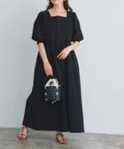 【ピエロ/Pierrot】の【一部予約】リップルパフスリーブワンピース 人気、トレンドファッション・服の通販 founy(ファニー) ファッション Fashion レディースファッション WOMEN ワンピース Dress 送料無料 Free Shipping 2025年 2025 2025春夏・S/S Ss,Spring/Summer,2025 シンプル Simple スクエア Square スリーブ Sleeve デコルテ Decolletage プチプライス・低価格 Affordable 夏 Summer thumbnail 157cm / ブラック / M|ID: prp329100004564026 ipo3291000000032275512