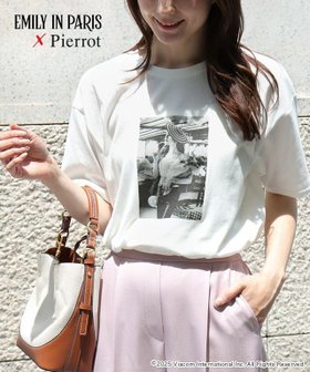 【ピエロ/Pierrot】 【EMILY IN PARIS】フォトプリントTシャツ人気、トレンドファッション・服の通販 founy(ファニー) ファッション Fashion レディースファッション WOMEN トップス・カットソー Tops/Tshirt シャツ/ブラウス Shirts/Blouses ロング / Tシャツ T-Shirts 送料無料 Free Shipping 2025年 2025 2025春夏・S/S Ss,Spring/Summer,2025 シンプル Simple デニム Denim フレンチ French フロント Front プチプライス・低価格 Affordable プリント Print ロング Long ワンポイント One Point |ID:prp329100004564028