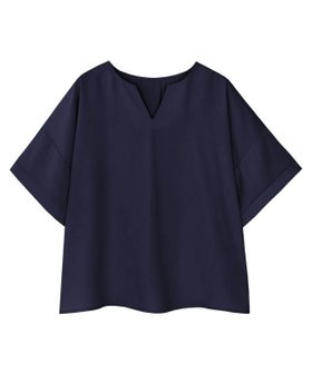 【ピエロ/Pierrot】 キーネックオーバーブラウス人気、トレンドファッション・服の通販 founy(ファニー) ファッション Fashion レディースファッション WOMEN トップス・カットソー Tops/Tshirt シャツ/ブラウス Shirts/Blouses とろみ Thickness シンプル Simple プチプライス・低価格 Affordable エレガント 上品 Elegant |ID:prp329100004568955