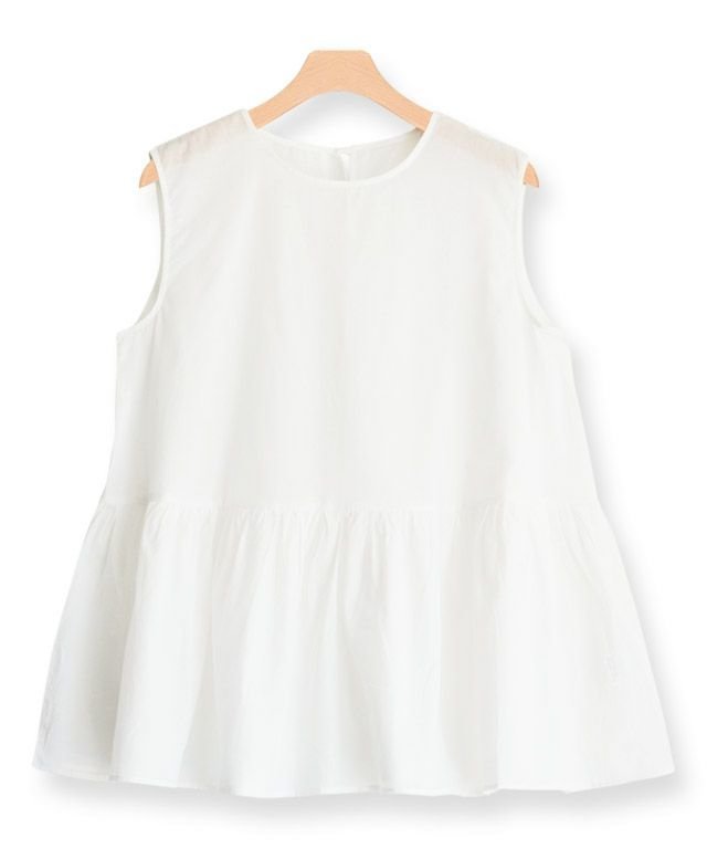 【ピエロ/Pierrot】のギャザー切替ノースリーブブラウス インテリア・キッズ・メンズ・レディースファッション・服の通販 founy(ファニー) 　ファッション　Fashion　レディースファッション　WOMEN　トップス・カットソー　Tops/Tshirt　キャミソール / ノースリーブ　No Sleeves　シャツ/ブラウス　Shirts/Blouses　ギャザー　Gather　ノースリーブ　No Sleeve　フェミニン　Feminine　フレア　Flare　プチプライス・低価格　Affordable　リボン　Ribbon　切替　Switching　オフホワイト|ID: prp329100004568964 ipo3291000000032324313