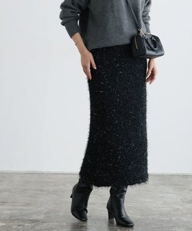 【ピエロ/Pierrot】 ラメシャギーニットスカート人気、トレンドファッション・服の通販 founy(ファニー) ファッション Fashion レディースファッション WOMEN スカート Skirt シンプル Simple プチプライス・低価格 Affordable エレガント 上品 Elegant |ID:prp329100004568969