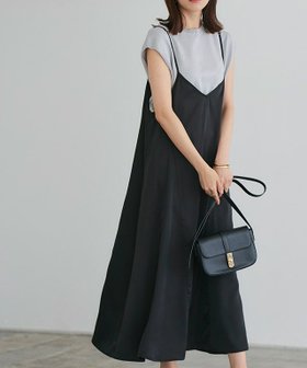 【ピエロ/Pierrot】 マットサテンキャミワンピース人気、トレンドファッション・服の通販 founy(ファニー) ファッション Fashion レディースファッション WOMEN ワンピース Dress キャミワンピース No Sleeve Dresses サテン Satin プチプライス・低価格 Affordable エレガント 上品 Elegant |ID:prp329100004568973