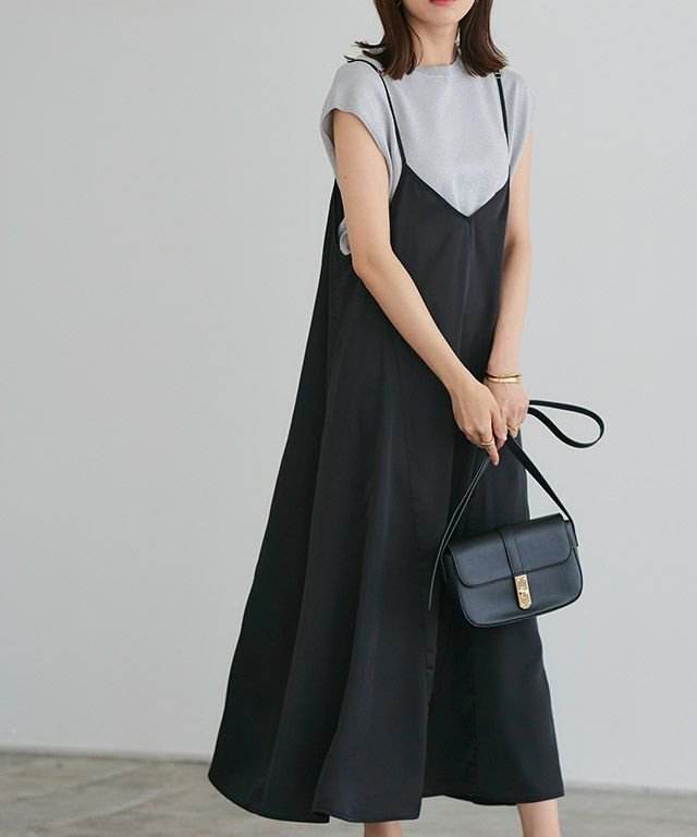 【ピエロ/Pierrot】のマットサテンキャミワンピース 人気、トレンドファッション・服の通販 founy(ファニー) 　ファッション　Fashion　レディースファッション　WOMEN　ワンピース　Dress　キャミワンピース　No Sleeve Dresses　サテン　Satin　プチプライス・低価格　Affordable　エレガント 上品　Elegant　 other-1|ID: prp329100004568973 ipo3291000000032324394