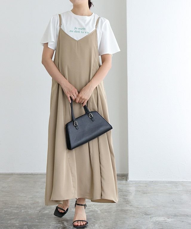 【ピエロ/Pierrot】のマットサテンキャミワンピース インテリア・キッズ・メンズ・レディースファッション・服の通販 founy(ファニー) 　ファッション　Fashion　レディースファッション　WOMEN　ワンピース　Dress　キャミワンピース　No Sleeve Dresses　サテン　Satin　プチプライス・低価格　Affordable　エレガント 上品　Elegant　ライトベージュ|ID: prp329100004568973 ipo3291000000032324400