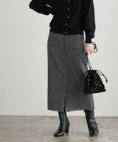 【ピエロ/Pierrot】のツイードロングスカート 人気、トレンドファッション・服の通販 founy(ファニー) ファッション Fashion レディースファッション WOMEN スカート Skirt ロングスカート Long Skirt おすすめ Recommend チェック Check ツイード Tweed フリンジ Fringe プチプライス・低価格 Affordable ポケット Pocket ロング Long |ID:prp329100004568976