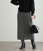 【ピエロ/Pierrot】のツイードロングスカート 人気、トレンドファッション・服の通販 founy(ファニー) ファッション Fashion レディースファッション WOMEN スカート Skirt ロングスカート Long Skirt おすすめ Recommend チェック Check ツイード Tweed フリンジ Fringe プチプライス・低価格 Affordable ポケット Pocket ロング Long thumbnail ブラック|ID: prp329100004568976 ipo3291000000032324434