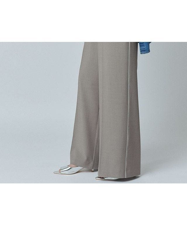 【ピエロ/Pierrot】のRASW ダブルウエストサイドラインパンツ 人気、トレンドファッション・服の通販 founy(ファニー) 　ファッション　Fashion　レディースファッション　Fashion for Women　パンツ　Pants & Trousers　ストレート　Straight, Straight Cut　トレンド　Trend, Trending Now　ドレープ　Drape, Draping Fabric　ドローストリング　Drawstring, Pull Cord　プチプライス・低価格　Affordable / Budget Price　 other-1|ID: prp329100004572065 ipo3291000000036127128